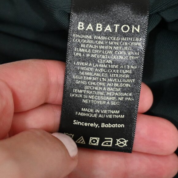 Babaton Medium Teal Contour V-Neck Body Suit Romper - Picture 5 of 6